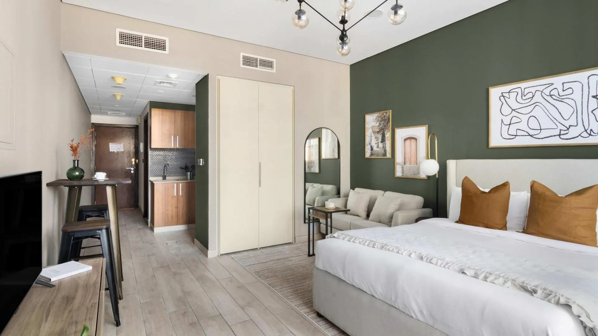 Apartment Silkhaus Great View Studio With Balcony In Burj Daman Dubai